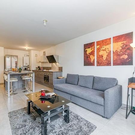 Bel Appartement-Garage Prive-Balcon-Wifi Fibre Rhut Eksteriør billede