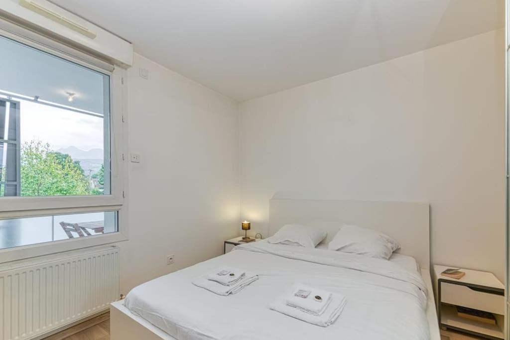 Bel Appartement-Garage Prive-Balcon-Wifi Fibre Rhut Eksteriør billede