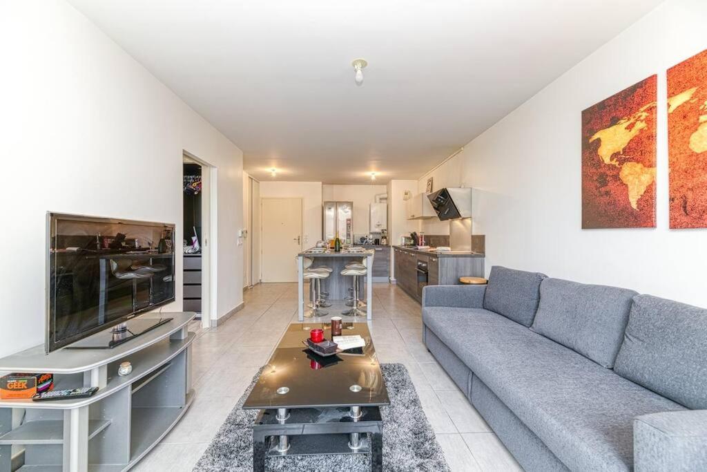 Bel Appartement-Garage Prive-Balcon-Wifi Fibre Rhut Eksteriør billede